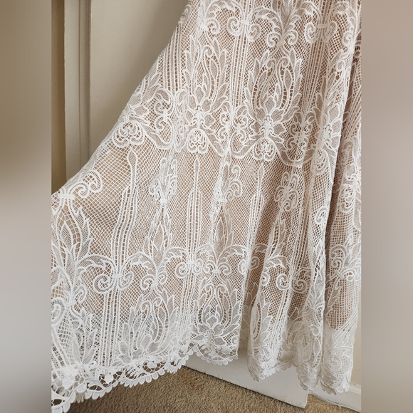 COPY - Stone Cold Fox Market Gown Bride Bridal Wedding Small Medium Slip Lace - Picture 13 of 16